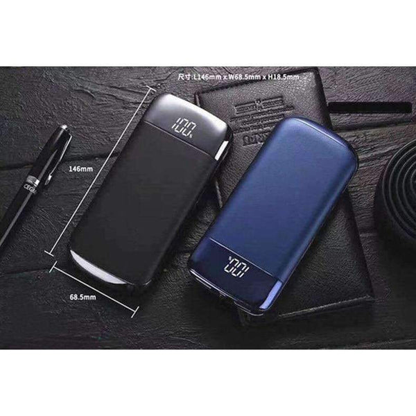 Planet Gates 30000mah Power Bank External Battery PoverBank 2 USB  Powerbank Portable Mobile phone Charger for Xiaomi MI iphone 7 8 X 18650