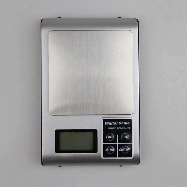 Planet Gates 3000g/ 0.1g Digital High Precision Electronic Scales LCD Display Balance Portable Weight Stainless Steel Jewelry Kitchen Scale