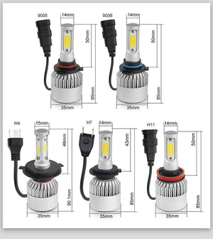 Planet Gates 3000K and 6500K / China / 9007/HB5 Hi/Lo H4 Led Light Headlight Lamp Dual Colors H7 H4 H1 H8 H11 H13 9005 9006 HB4 Car Light H7 Car Led Light Bulb H3 Fog Light