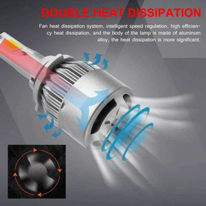 Planet Gates 3000K a 6500K / Čína / H11 BraveWay LED dvoubarevné světlomety do auta H7 H13 9006 H4 LED žárovky pro autosvětla H11 dvoubarevná žárovka 3000K 6500K 8000L