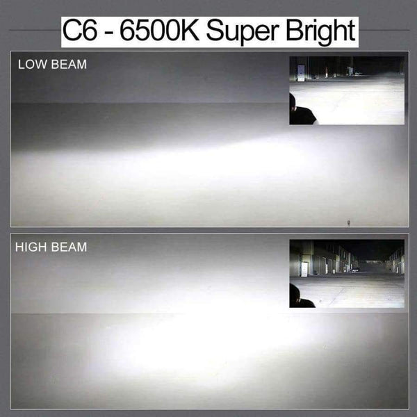 Planet Gates 3000K a 6500K / Čína / H11 BraveWay LED dvoubarevné světlomety do auta H7 H13 9006 H4 LED žárovky pro autosvětla H11 dvoubarevná žárovka 3000K 6500K 8000L
