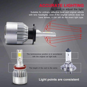 Planet Gates 3000K a 6500K / Čína / H11 BraveWay LED dvoubarevné světlomety do auta H7 H13 9006 H4 LED žárovky pro autosvětla H11 dvoubarevná žárovka 3000K 6500K 8000L