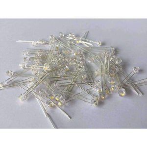 Planet Gates 3000K F5 5mm 23 mm White Straw Hat Super bright LED Light Lamp Super Bright  Led Emitting Diode F5 LED light for DIY lights