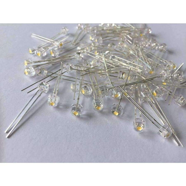 Planet Gates 3000K F5 5mm 23 mm White Straw Hat Super bright LED Light Lamp Super Bright  Led Emitting Diode F5 LED light for DIY lights