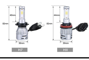 Planet Gates 3000K / H1 H1 H4 LED 12V 8000lm Mini Car Bulb Headlight H8 H9 H11 HB3 HB4 COB 72W 6500K 3000K 8000K 24V LED H7 Auto Lamp Car Light