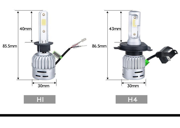 Planet Gates 3000K / H1 H1 H4 LED 12V 8000lm Mini Car Bulb Headlight H8 H9 H11 HB3 HB4 COB 72W 6500K 3000K 8000K 24V LED H7 Auto Lamp Car Light