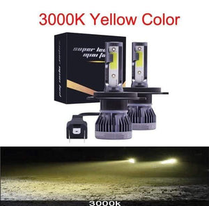 Planet Gates 3000K / H11 Mini H4 H7 LED Car Headlight Kit 6000K 3000K 8000K 72W 12000LM H1 H11 9005 HB3 9006 HB4 H8 6000K Bulbs Car Accessories