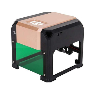 Planet Gates 3000mw CNC Laser Engraver DIY Logo Mark Printer Cutter Laser Engraving Machine Woodworking 80x80mm Engraving Range 3W Mini Laser