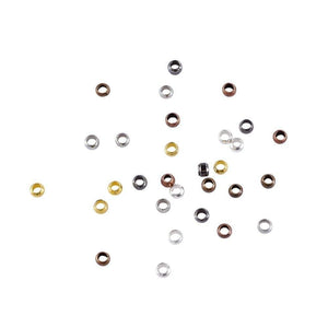 Planet Gates 3000pcs Crimp End Beads Jewelry Findings For Necklace Earring Bracelets DIY Making 2mm  Mixed Color  Hole: 1.2mm; 500pcs/color