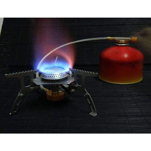 Planet Gates 3000W Outdoor Gas Stove Mini Camping Stove Burner Cooking Picnic Portable Foldable Furnace Lightweight Split Burner Stove