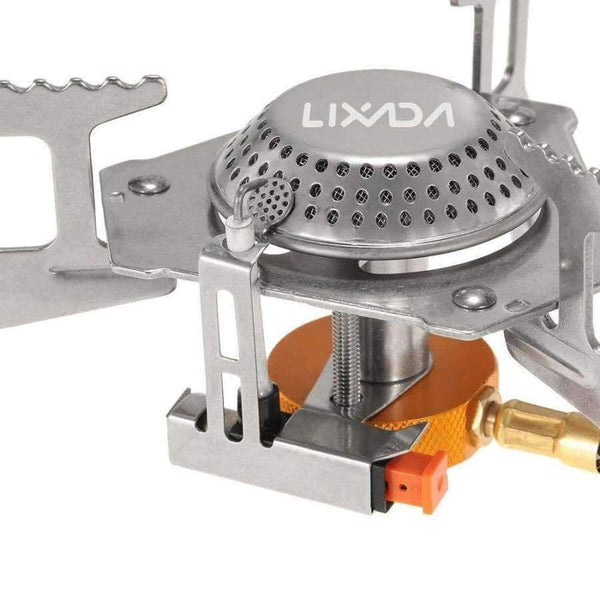 Planet Gates 3000W Outdoor Gas Stove Mini Camping Stove Burner Cooking Picnic Portable Foldable Furnace Lightweight Split Burner Stove