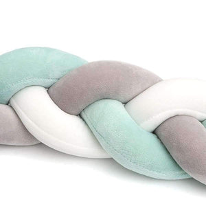 Planet Gates 300CM Baby  Child Soft Knit Knot Ball Long Pillow Strip Baby Bedding Stuffs Kids Room Decoration Baby Bed Bumper