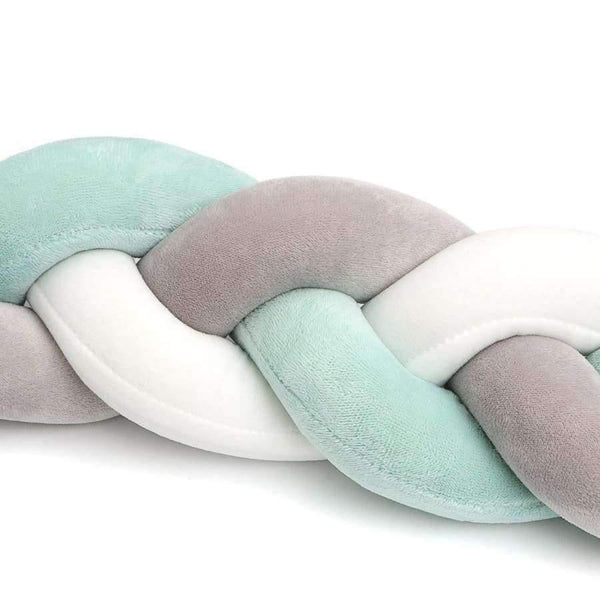 Planet Gates 300CM Baby  Child Soft Knit Knot Ball Long Pillow Strip Baby Bedding Stuffs Kids Room Decoration Baby Bed Bumper