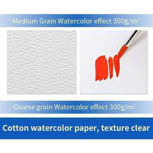 Planet Gates 300g/m2 Professional Watercolor Paper 20Sheets Hand Painted Water-soluble Book Creative Office school art supplies