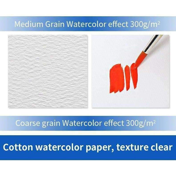 Planet Gates 300g/m2 Professional Watercolor Paper 20Sheets Hand Painted Water-soluble Book Creative Office school art supplies