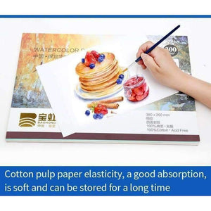 Planet Gates 300g/m2 Professional Watercolor Paper 20Sheets Hand Painted Water-soluble Book Creative Office school art supplies