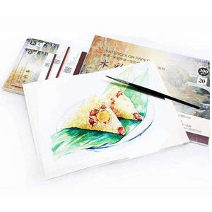 Planet Gates 300g/m2 Professional Watercolor Paper 20Sheets Hand Painted Water-soluble Book Creative Office school art supplies