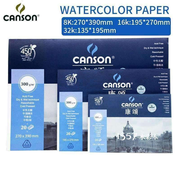 Planet Gates 300g/m2 Professional Watercolor Paper 8K/16K/32K 20Sheets Hand Painted Watercolor Book Creative Art Supplies