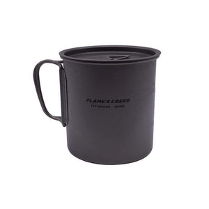 Planet Gates 300ML 450ML Outdoor Hiking Camping Picnic Titanium Pot Mug Bowl 3 in 1 Lightweight Camping Equipment