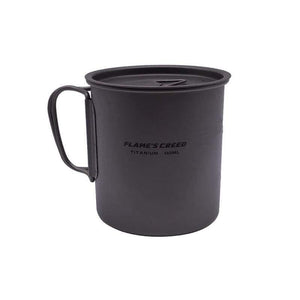 Planet Gates 300ML 450ML Outdoor Hiking Camping Picnic Titanium Pot Mug Bowl 3 in 1 Lightweight Camping Equipment