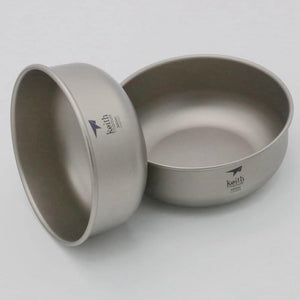 Planet Gates 300ml Camping Pure Titanium Bowls 300ml-900ml Bowls Cookware Tableware Cutlery Ti5333-Ti5338