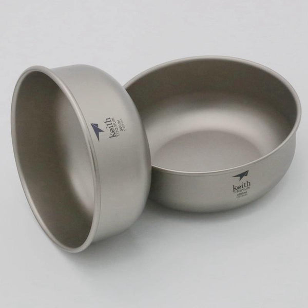 Planet Gates 300ml Camping Pure Titanium Bowls 300ml-900ml Bowls Cookware Tableware Cutlery Ti5333-Ti5338