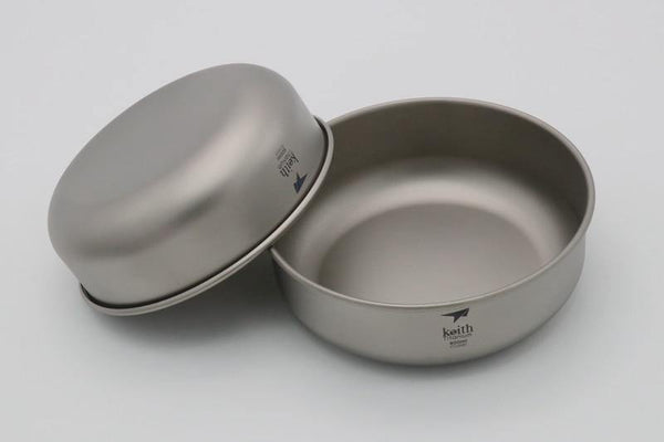 Planet Gates 300ml Camping Pure Titanium Bowls 300ml-900ml Bowls Cookware Tableware Cutlery Ti5333-Ti5338
