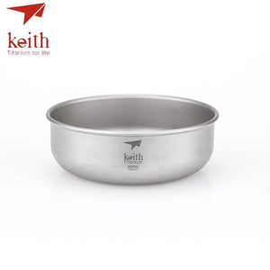 Planet Gates 300ml Camping Pure Titanium Bowls 300ml-900ml Bowls Cookware Tableware Cutlery Ti5333-Ti5338