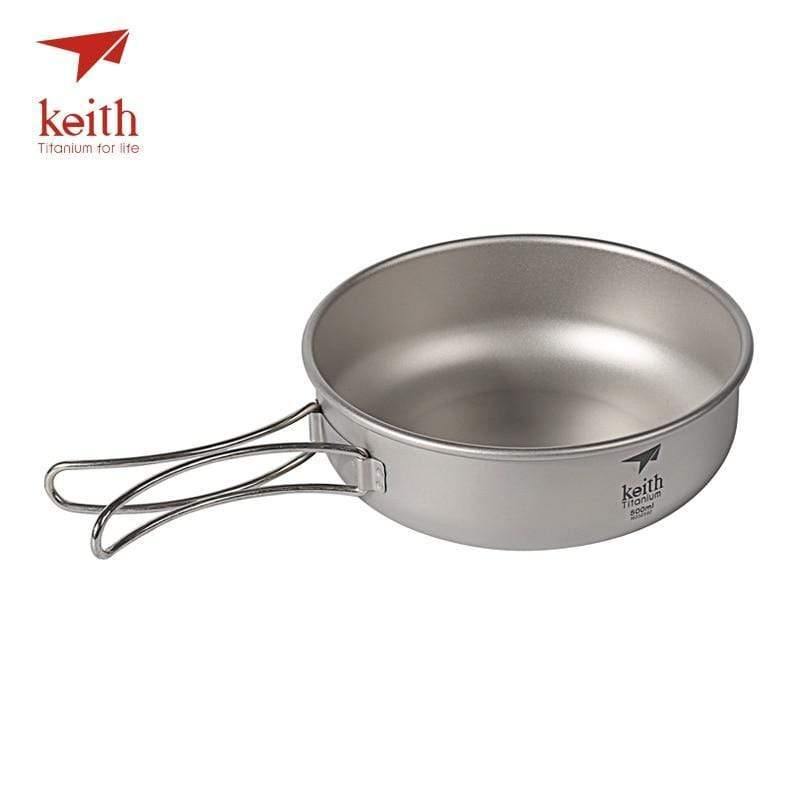 Planet Gates 300ml Camping Titanium Bowls 300ml-600ml With Titanium Folding Handles Folding Bowls Cookware Tableware Cutlery Ti5323-Ti5326