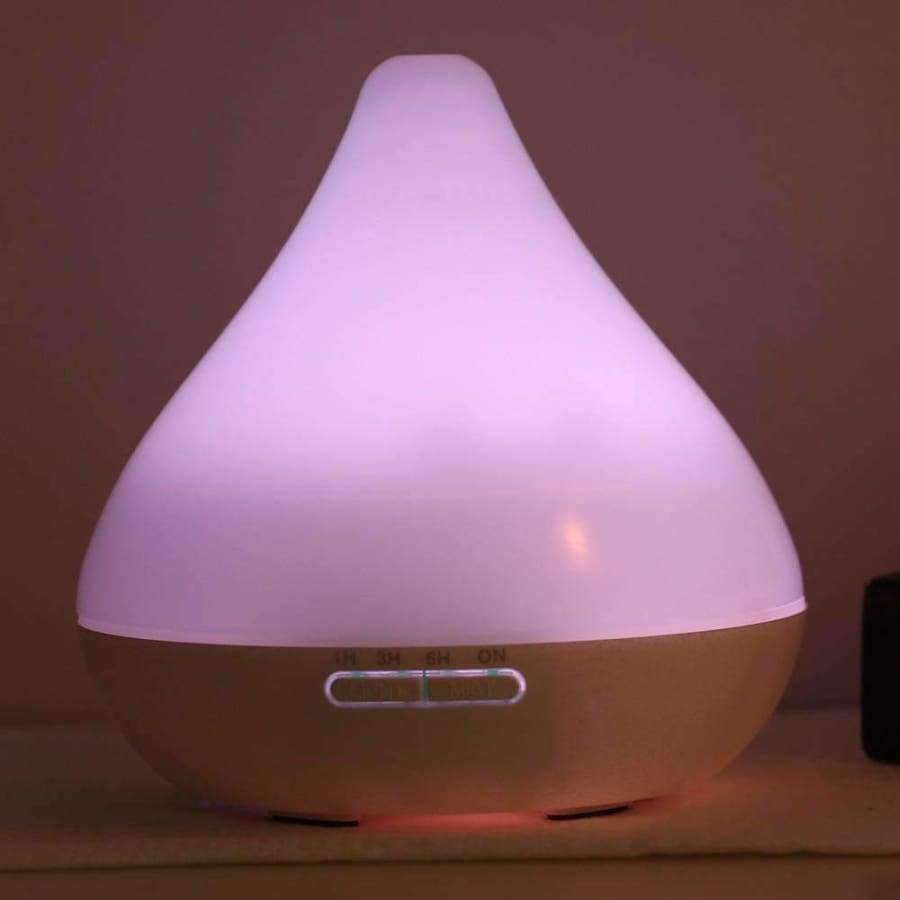 Planet Gates 300ml Ultrasonic Air Humidifier Aromatherapy Essential Oil Diffuser 5 In 1 With 6 Color Changing LED Lights For Home Appliances