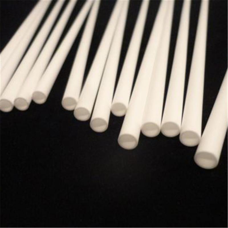 300mm Length Insulating Alumina Ceramic Pipe Hollow Burning High Temperature Resistant Corrosion Wear Ceramic Tube Corundum