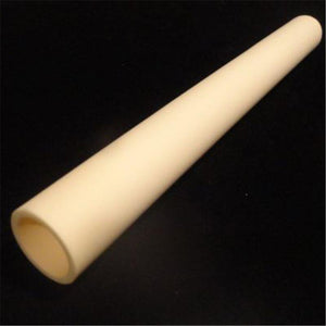 300mm Length Insulating Alumina Ceramic Pipe Hollow Burning High Temperature Resistant Corrosion Wear Ceramic Tube Corundum
