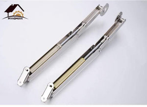 Planet Gates 300N 30KG Hydraulic Furniture Door Lift Support Cabinet Hinges Gas Heavy Load Kitchen Cupboard Tatami Soft Open/Close