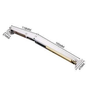 Planet Gates 300N 30KG Hydraulic Furniture Door Lift Support Cabinet Hinges Gas Heavy Load Kitchen Cupboard Tatami Soft Open/Close