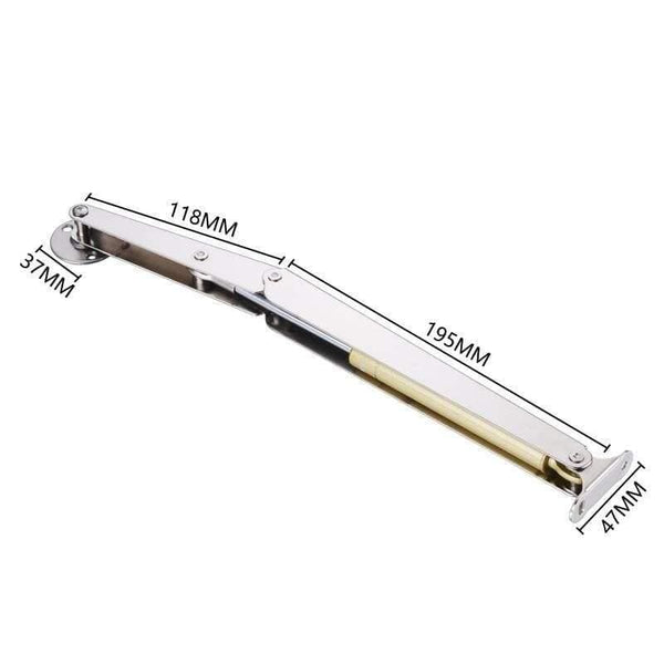 Planet Gates 300N 30KG Hydraulic Furniture Door Lift Support Cabinet Hinges Gas Heavy Load Kitchen Cupboard Tatami Soft Open/Close