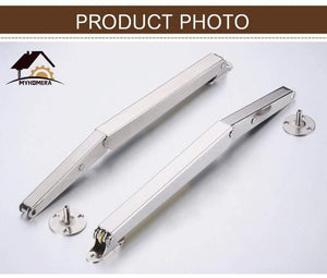 Planet Gates 300N 30KG Hydraulic Furniture Door Lift Support Cabinet Hinges Gas Heavy Load Kitchen Cupboard Tatami Soft Open/Close