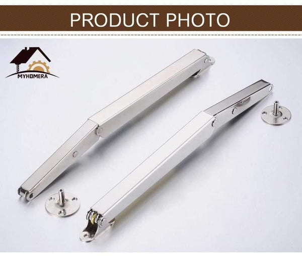 Planet Gates 300N 30KG Hydraulic Furniture Door Lift Support Cabinet Hinges Gas Heavy Load Kitchen Cupboard Tatami Soft Open/Close