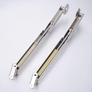 Planet Gates 300N 30KG Hydraulic Furniture Door Lift Support Cabinet Hinges Gas Heavy Load Kitchen Cupboard Tatami Soft Open/Close