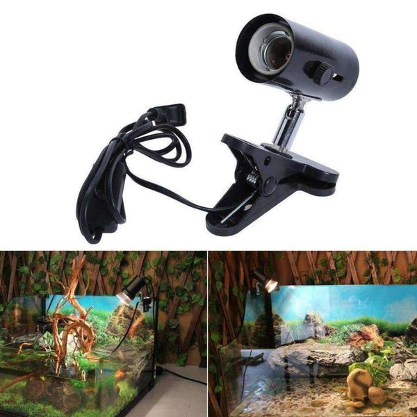 Planet Gates 300W Metal Ceramic Heat UV UVB Lamp Light Holder Clamp For Fish tank Reptile Clamp Lamp US Plug