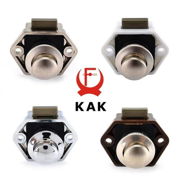 Planet Gates 3010 20 Pack, KAK Car Camper Lock - 20mm Push Lock for Camper Cars, RV Yacht Push lock - Locks for Hardware, Furniture, Cabinets