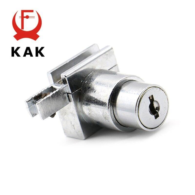 Planet Gates 3010 308 H Glass Lock Zinc Alloy Showcase Sliding Glass Cabinet Door Locks Furniture Hardware For 5-8mm Toughened Glass