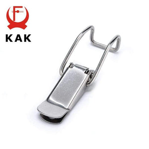 Planet Gates 3010 4PCS KAK J115B Mild Steel Cabinet Boxes Hasp Lock 74*20 Spring Loaded Latch Catch Toggle Locks For Sliding Door Window Hardware