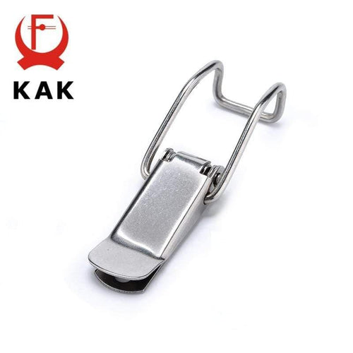 Planet Gates 3010 4PCS KAK J115B Mild Steel Cabinet Boxes Hasp Lock 74*20 Spring Loaded Latch Catch Toggle Locks For Sliding Door Window Hardware