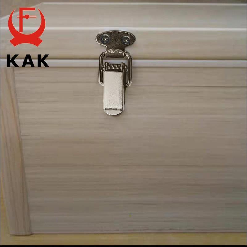 Planet Gates 3010 5PCS KAK J107 Hardware Cabinet Boxes Spring Loaded Latch Catch Toggle Hasp 46*21 Mild Steel Hasp For Sliding Door Simple Window