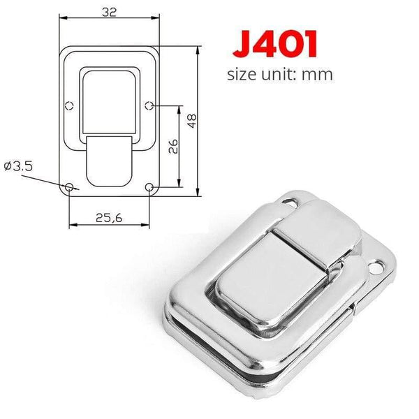 Planet Gates 3010 5xJ401 5PCS KAK J107 Hardware Cabinet Boxes Spring Loaded Latch Catch Toggle Hasp 46*21 Mild Steel Hasp For Sliding Door Simple Window