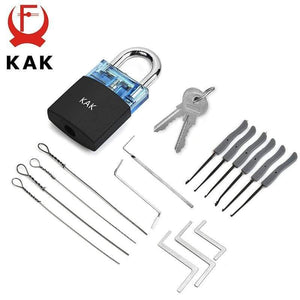 Planet Gates 3010 As shown in Figure 6 Locksmith Practice Lock Tension Wrench Tool Pick Set Hook Combination Padlock Broken Key Extractor Tools Hardware With Cover