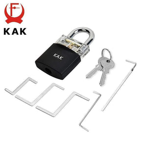 Planet Gates 3010 As shown in Figure 7 Locksmith Practice Lock Tension Wrench Tool Pick Set Hook Combination Padlock Broken Key Extractor Tools Hardware With Cover