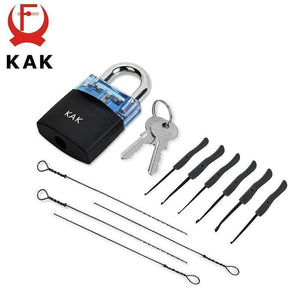 Planet Gates 3010 As shown in Figure10 Locksmith Practice Lock Tension Wrench Tool Pick Set Hook Combination Padlock Broken Key Extractor Tools Hardware With Cover