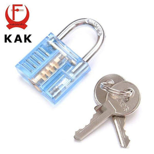 Planet Gates 3010 Blue No Box Transparent Locks Pick Visible Cutaway Mini Practice View Padlock Hasps Training Skill For Locksmith Furniture Hardware