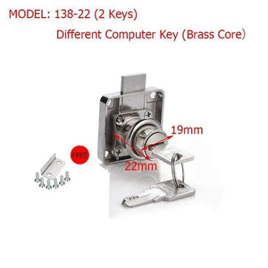 Planet Gates 3010 Brass 138-22 High-grade Desk Drawer Lock Wardrobe Locks Cabinet Locks Furniture Cam Locks